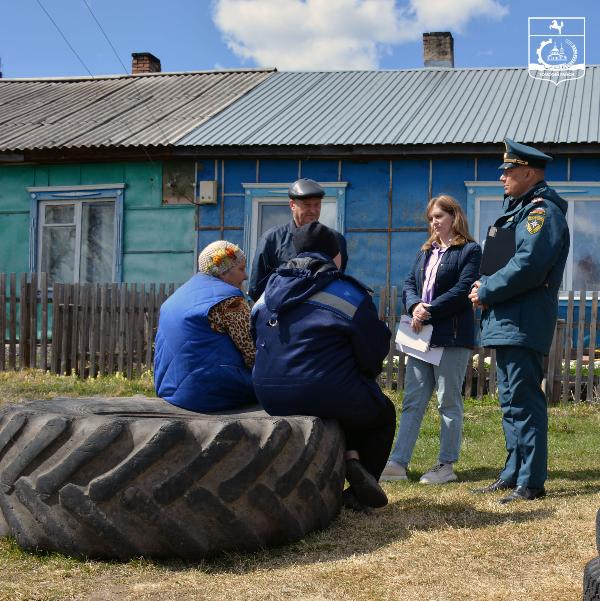 Рейд по противопожарной безопасности прошел в селе Малиновка Рейд по противопожарной безопасности прошел в селе Малиновка