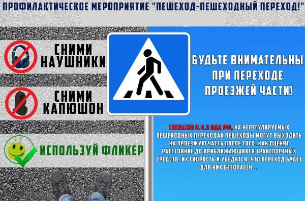 В Томском районе пройдет профилактическое мероприятие «Пешеход - Пешеходный переход» В Томском районе пройдет профилактическое мероприятие «Пешеход - Пешеходный переход»