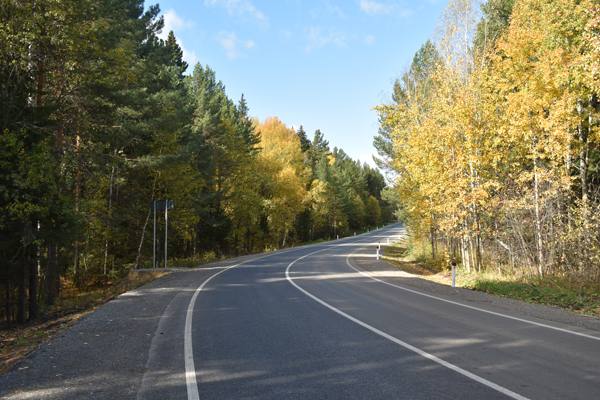 Участок дороги Богашёво-Петухово отремонтирован по национальному проекту